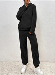 Women's Loungewear Set - with Pullover Hoodie & Joggers