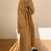 Ariana - Chic Autumn Knitted Long Coat for Women