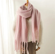Women's Scarf - Chunky Finish with Fringe Trim
