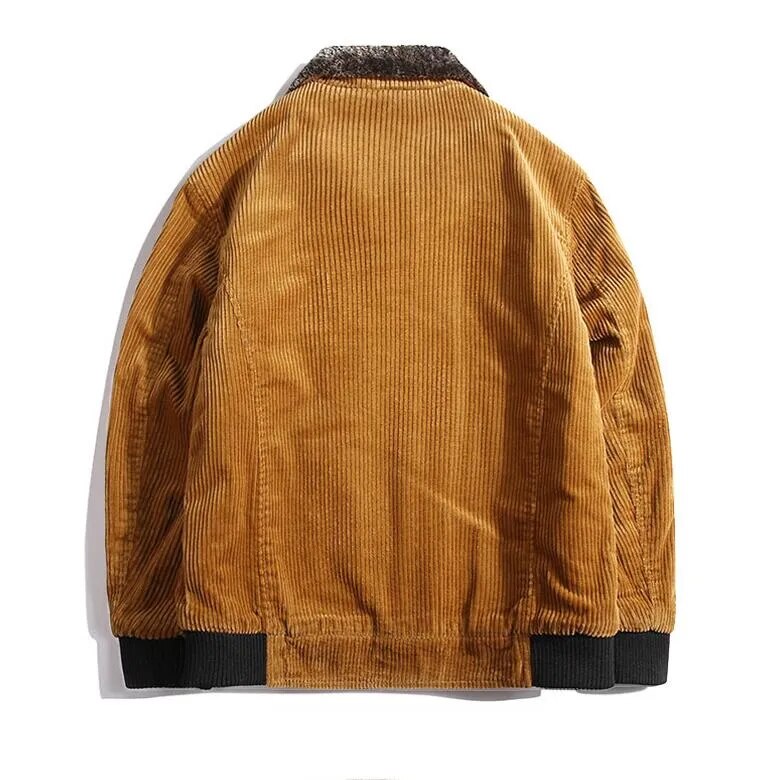 Men's Corduroy Winter Jacket - Cozy Outerwear