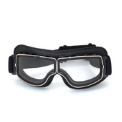 Maverick - Vintage Leather Motorcycle Goggles for Men