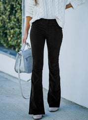 Women's Flared Jeans - High-Waisted Fit