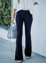 Women's Flared Jeans - High-Waisted Fit