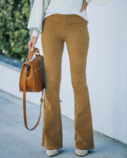 Women's Flared Jeans - High-Waisted Fit