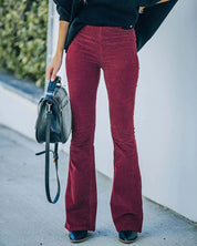 Women's Flared Jeans - High-Waisted Fit