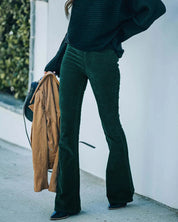 Women's Flared Jeans - High-Waisted Fit