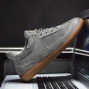 Men's Trainers - Gum Sole with Low-Top Design