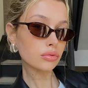 Stylish Oval Frame UV400 Sunglasses for Women