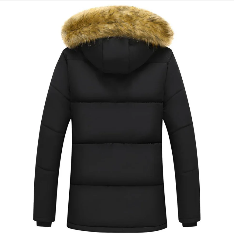 Men's Winter Jacket – Padded Hooded Parka