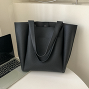 Women's Leather Shoulder Tote  Bag - Luxe Ethical Spacious Versatile
