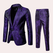 Slim Fit Lightweight Wedding Suit for Men