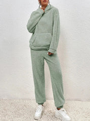 Women's Loungewear Set - with Pullover Hoodie & Joggers