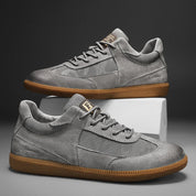 Men's Trainers - Gum Sole with Low-Top Design