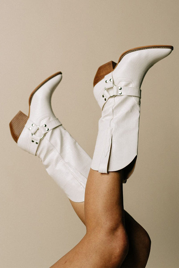 Women's Elegant Cowboy Boots - Stylish & All-Season