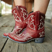 Women's Embroidered Cowboy Boots - Artisanal & Versatile