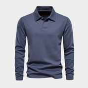 Classic and Comfortable Long Sleeve Polo Shirt for Men