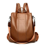 Women's Two-Way Handle Modern Backpack - Anti-Theft & Water-Resistant