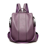 Women's Two-Way Handle Modern Backpack - Anti-Theft & Water-Resistant