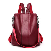 Women's Two-Way Handle Modern Backpack - Anti-Theft & Water-Resistant
