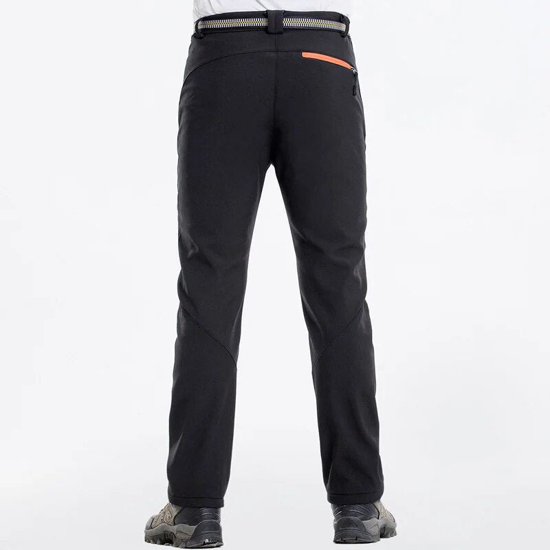 Men's Waterproof Trousers - Lined Two-Tone with Zip Pockets