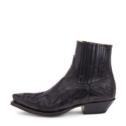 Men's Ankle-Length Cowboy Slip-On Boots - Classic & Robust