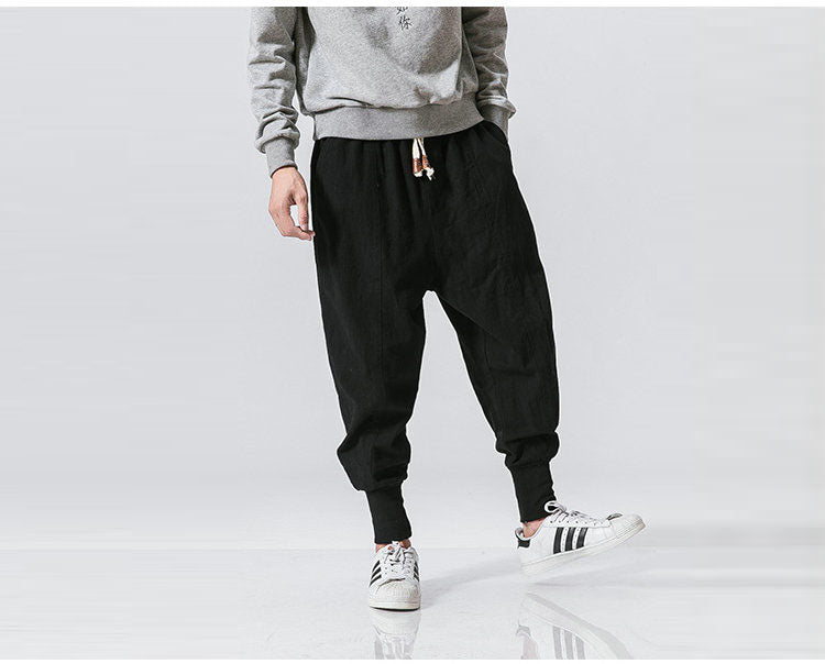 Men's Harem Joggers - Stylish Baggy Fit