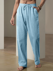 Lightweight Relaxed Fit Lounge Trousers for Men