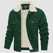 Men's Stylish Corduroy Jacket - Warm Lining
