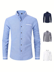 Ronan - Long-Sleeve Collar Shirt for Men