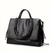 Chic and Casual Black Shoulder Bag for Women