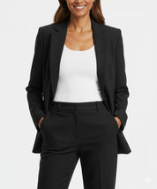 Tailored Blazer and Trouser Suit Set for Women