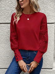 Elegant Blouse with Floral Sleeve Design for Women | Clara