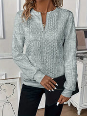 Stylish and Versatile Zip Pullover for Women