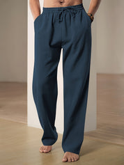 Lightweight Relaxed Fit Lounge Trousers for Men