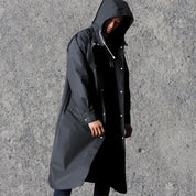Men's Stylish Hooded Waterproof Jacket - Functional Outerwear