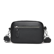 Women's Crossbody Bag - Boxy with Wide Patterned Strap