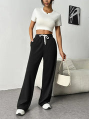 Olivia - Stylish Wide-Leg Jogging Trousers for Women