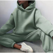 Women's Loungewear Set - Hoodie & Joggers with Kangaroo Pocket