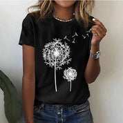 Casual Floral T-Shirt for Women