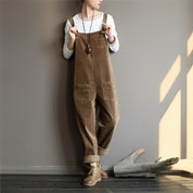 Amelia - Retro Casual Corduroy Overall for Women