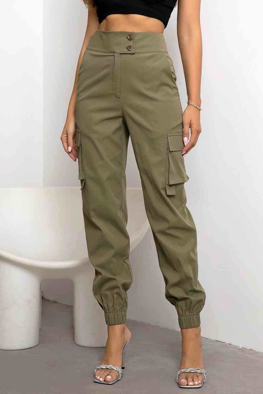 Natasha - High-Waist Cargo Trousers for Women