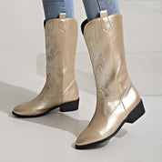 Women's Soft Western Cowboy Boots - Comfortable & Versatile