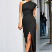 Elegant Dress with Slit for Women | Sophia