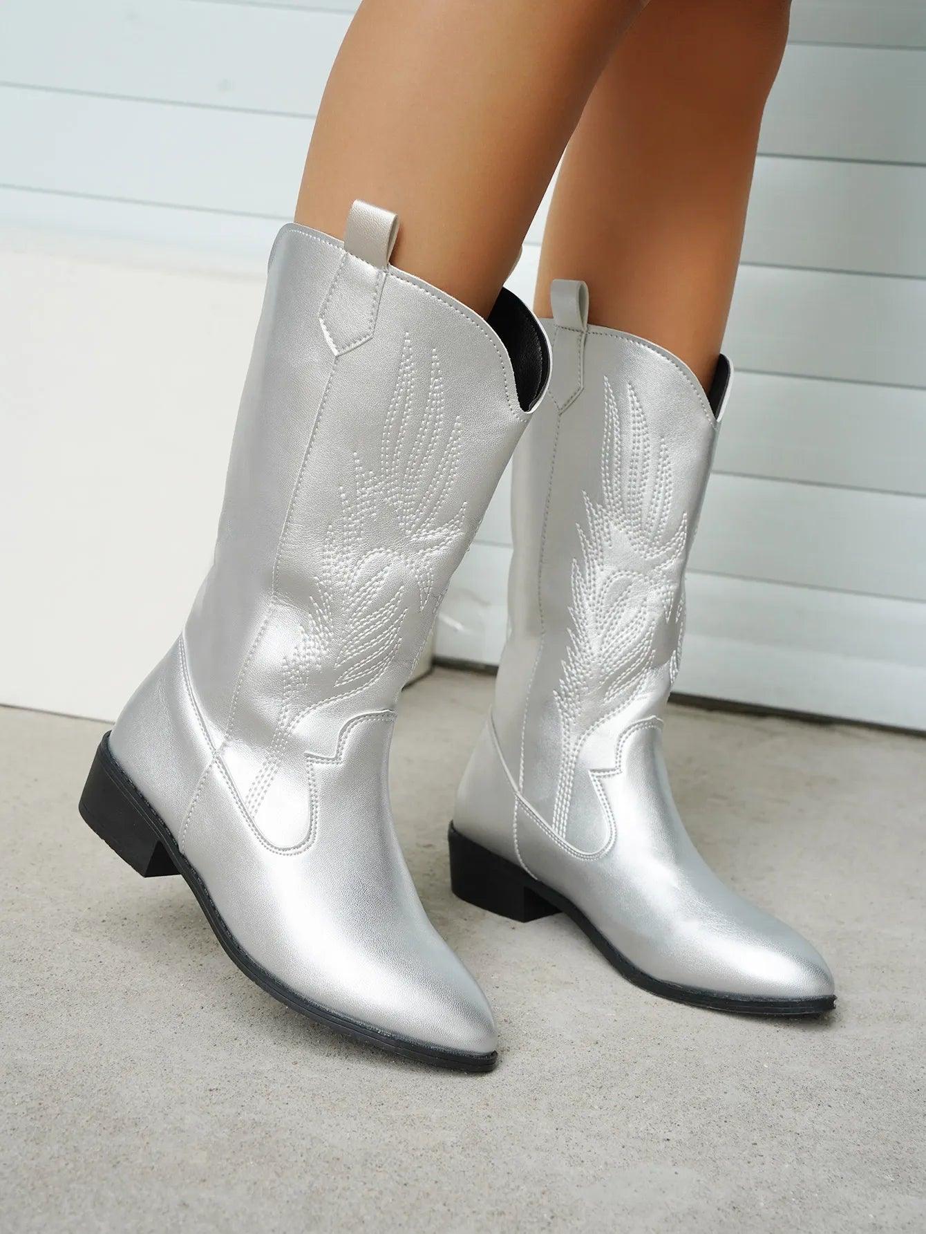 Women's Soft Western Cowboy Boots - Comfortable & Versatile