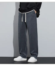 Men's Corduroy Wide Leg Joggers - Comfortable and Stylish