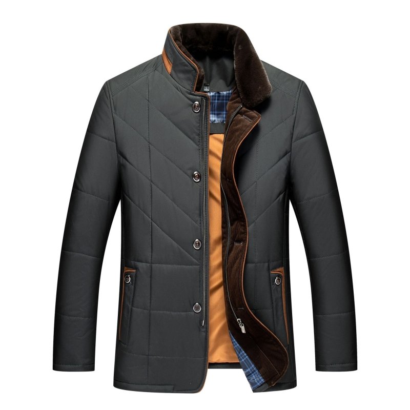 Men's Jacket – High Neck and Quilted