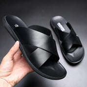 Comfortable Anti-Slip Cross Strap Sandals for Men