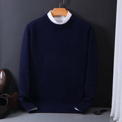 Men's Jumper - Crew Neck in Solid Colour