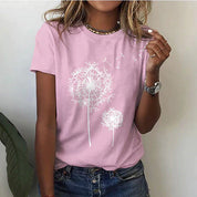 Casual Floral T-Shirt for Women