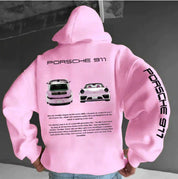Unisex Racing Hoodie - Graphic Print Design